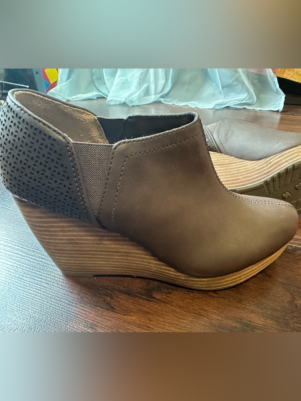 Women's Casual Ankle Bootie in Brown - Comfortable Everyday Style